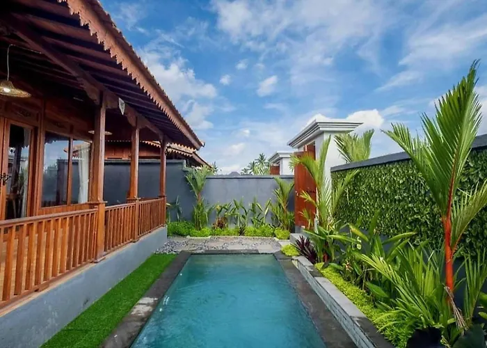 Serene With Private Pool And Rice Field Views Tegallalang (Bali)